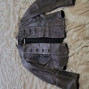 Allsaints lamb skin jacket